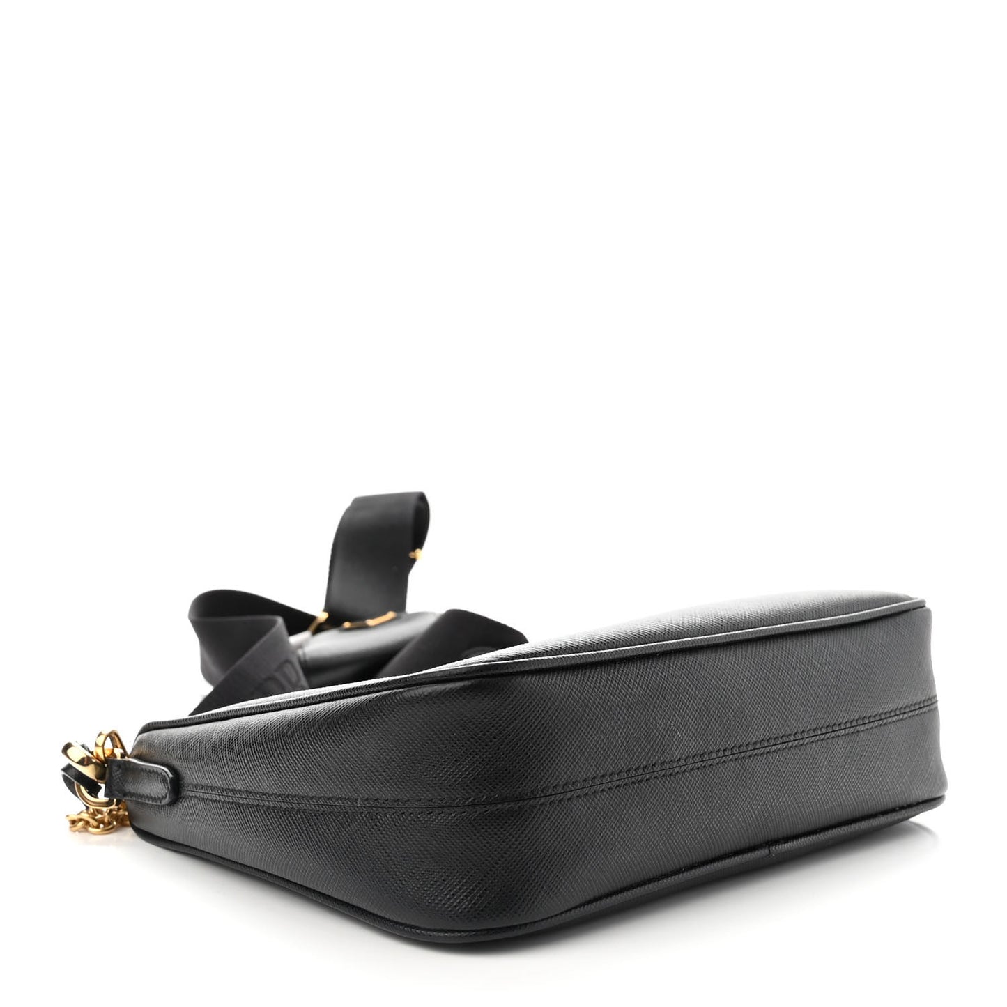 Saffiano Lux Re-Edition 2005 Shoulder Bag Black