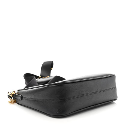 Prada Saffiano Lux Re-Edition 2005 Shoulder Bag Black 4 of 13