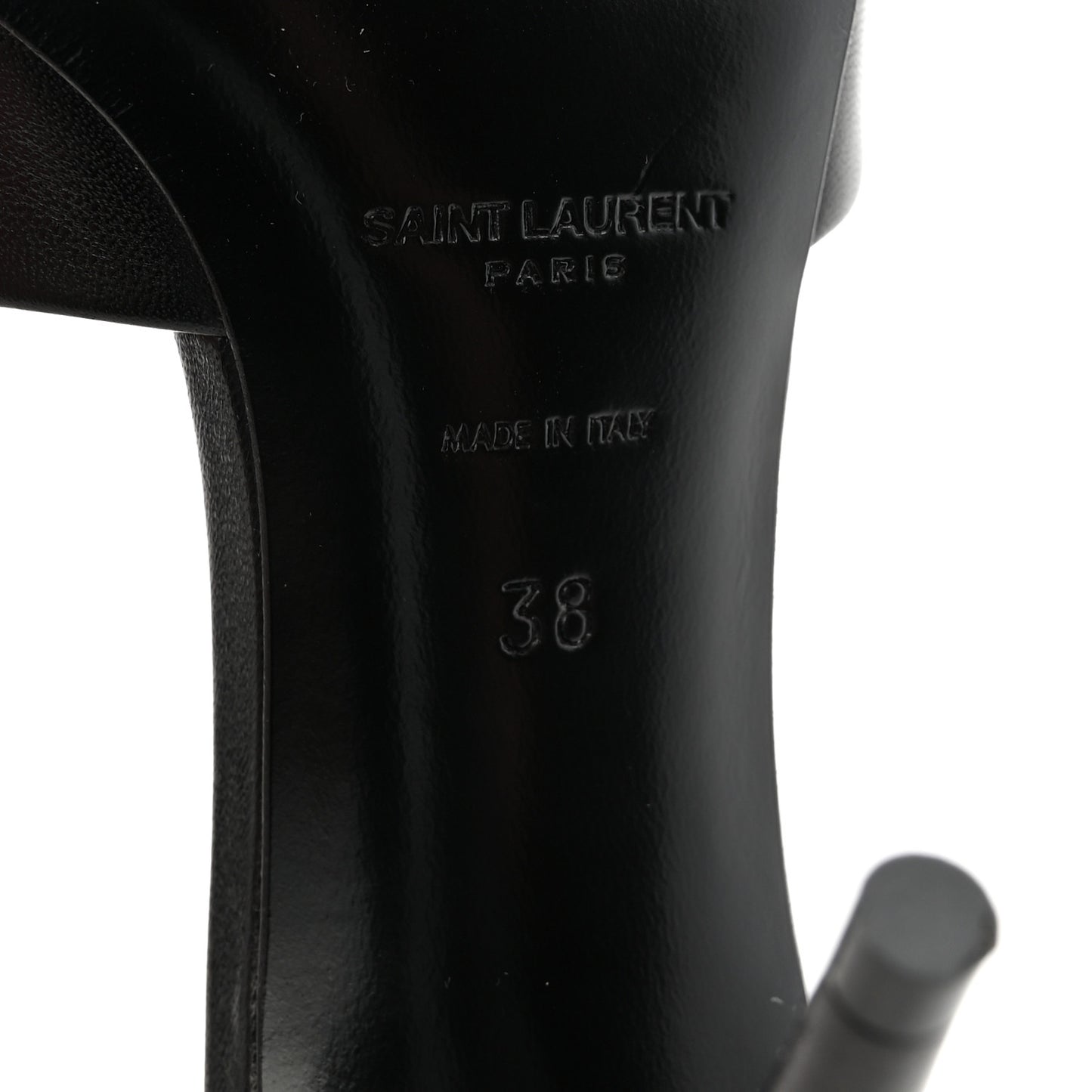 Calfskin New Belfagor Sexy 95mm Mules 38 Black