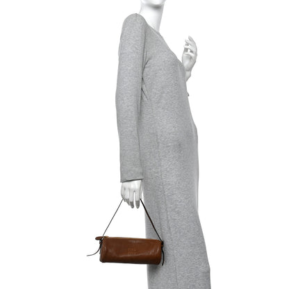 Miu Miu Nappa Aviator Mini Pouch Rovere 2 of 9