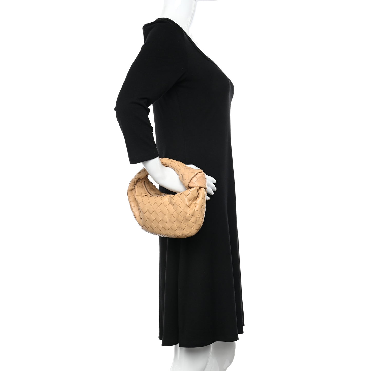 Nappa Intrecciato Mini Jodie Almond