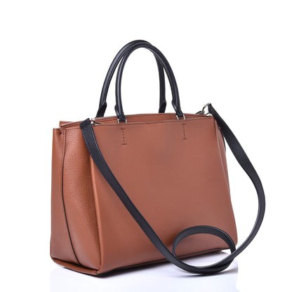 Louis Vuitton Calfskin Lockmeto Caramel Creme Black 3 of 10