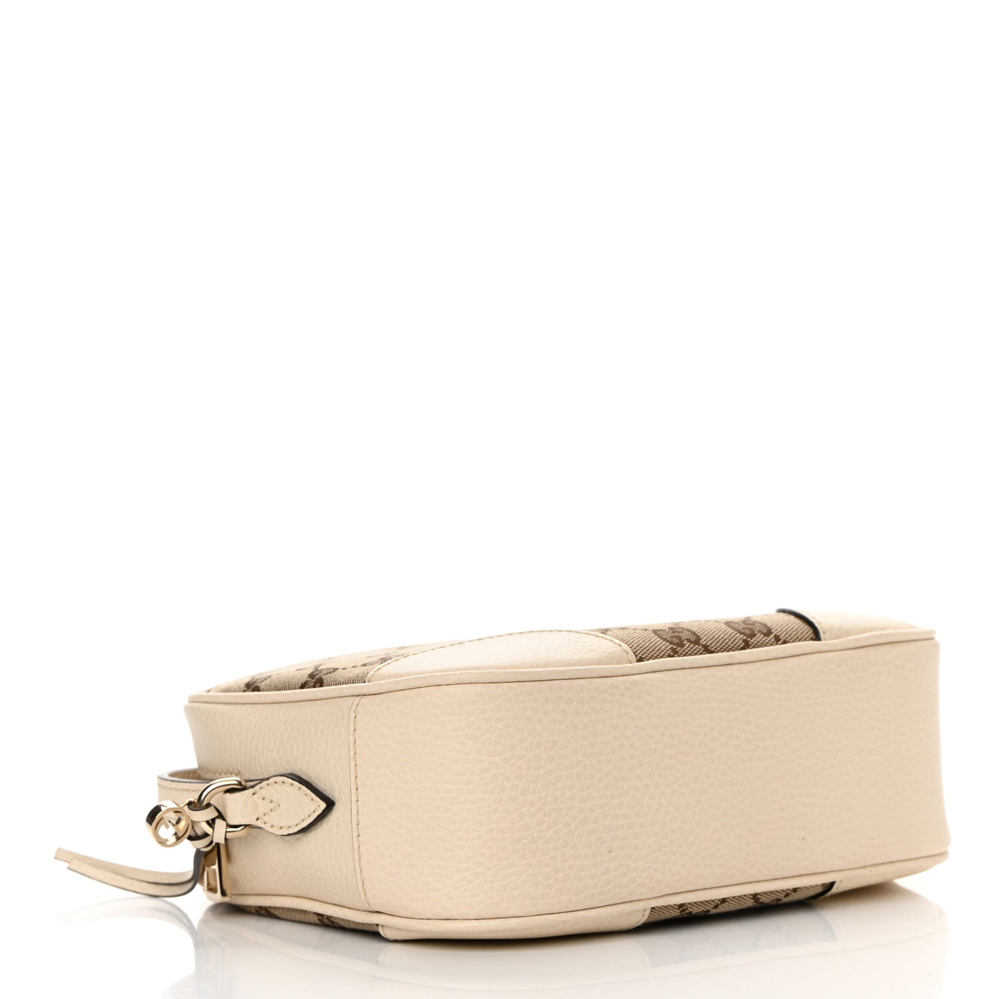 Monogram Dollar Calfskin Mini Bree Messenger Bag Beige Ebony Avoire
