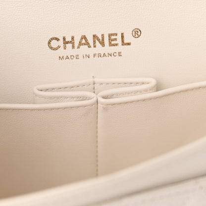Chanel Caviar Quilted Small Double Flap White 11 of 13