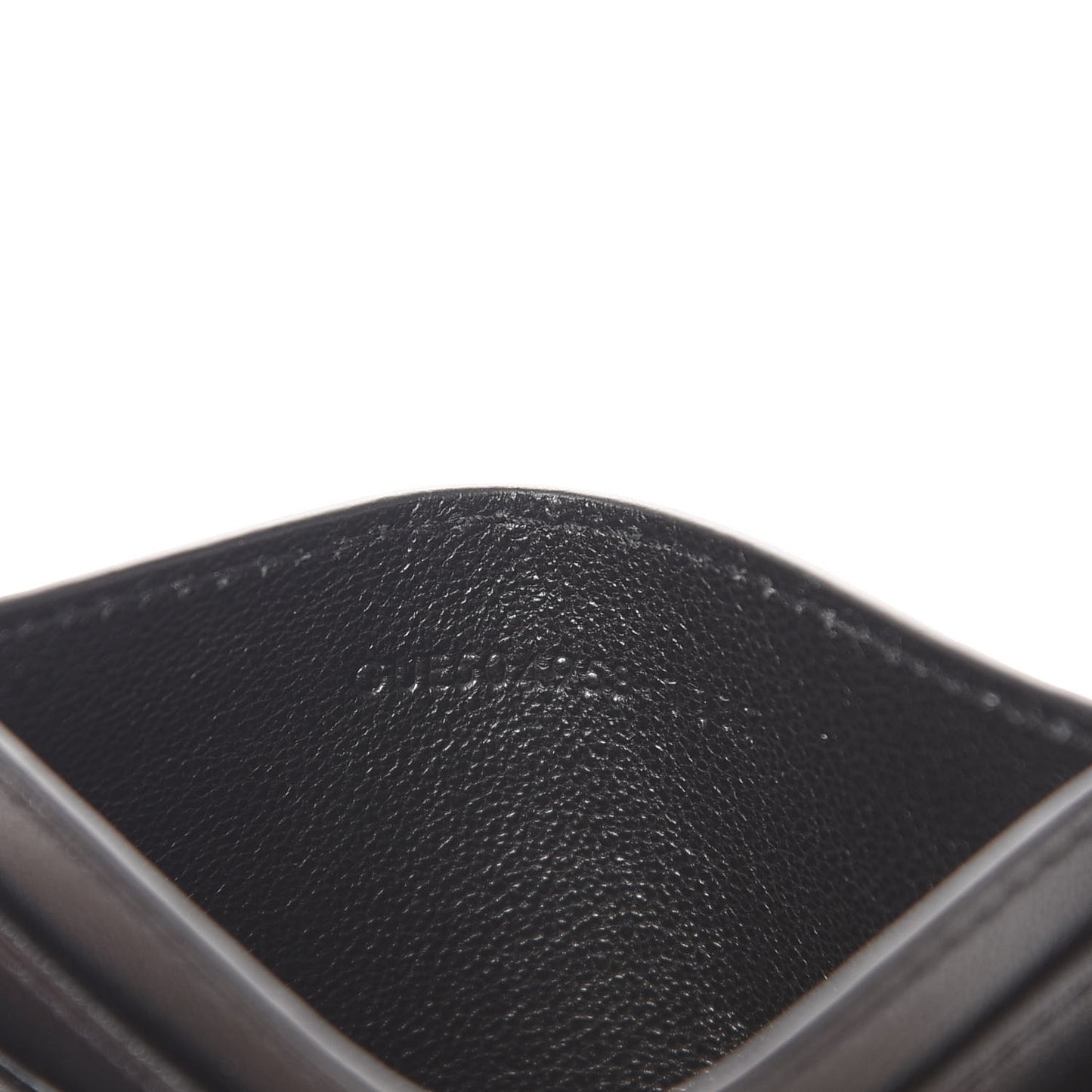 Nappa Y Quilted Monogram LouLou Credit Card Case Black