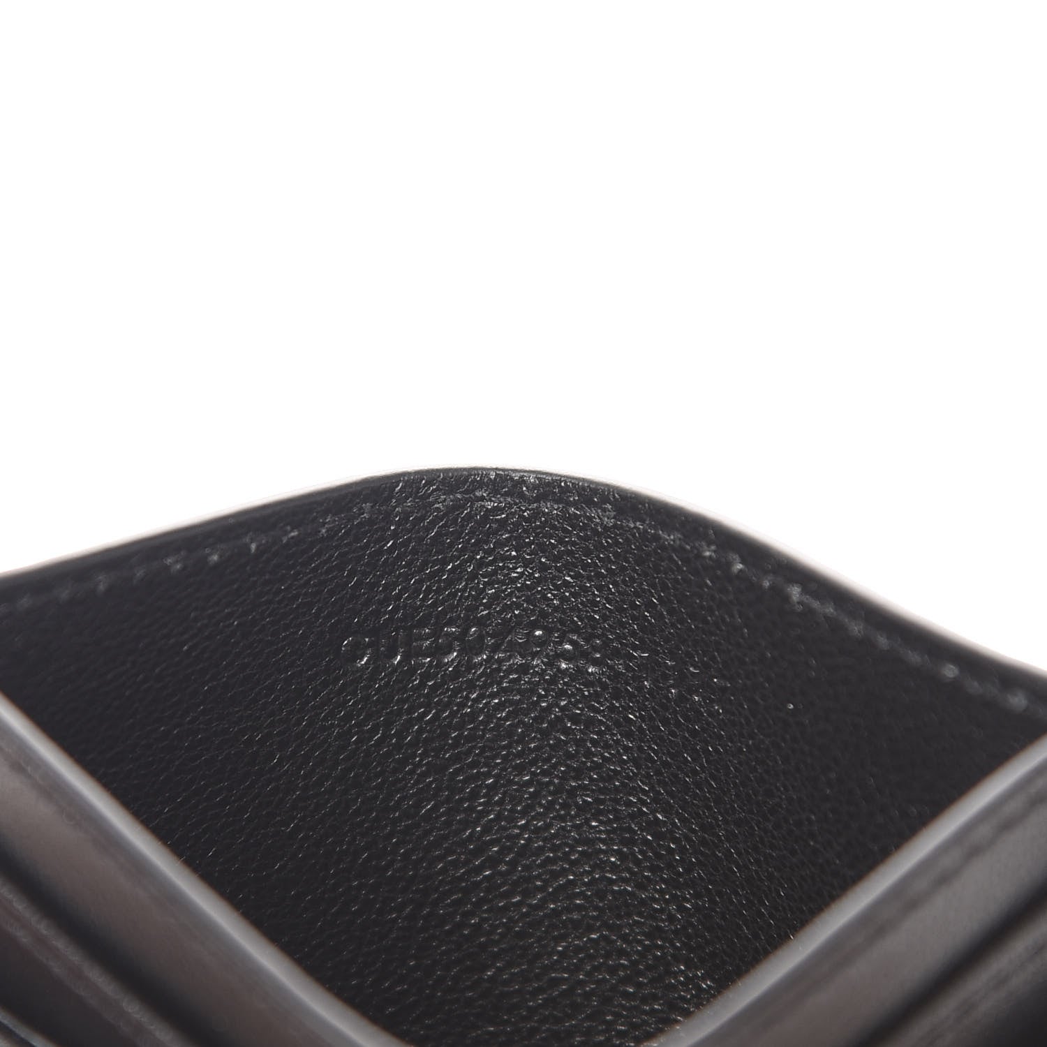 Saint Laurent Nappa Y Quilted Monogram LouLou Credit Card Case Black 7 of 7