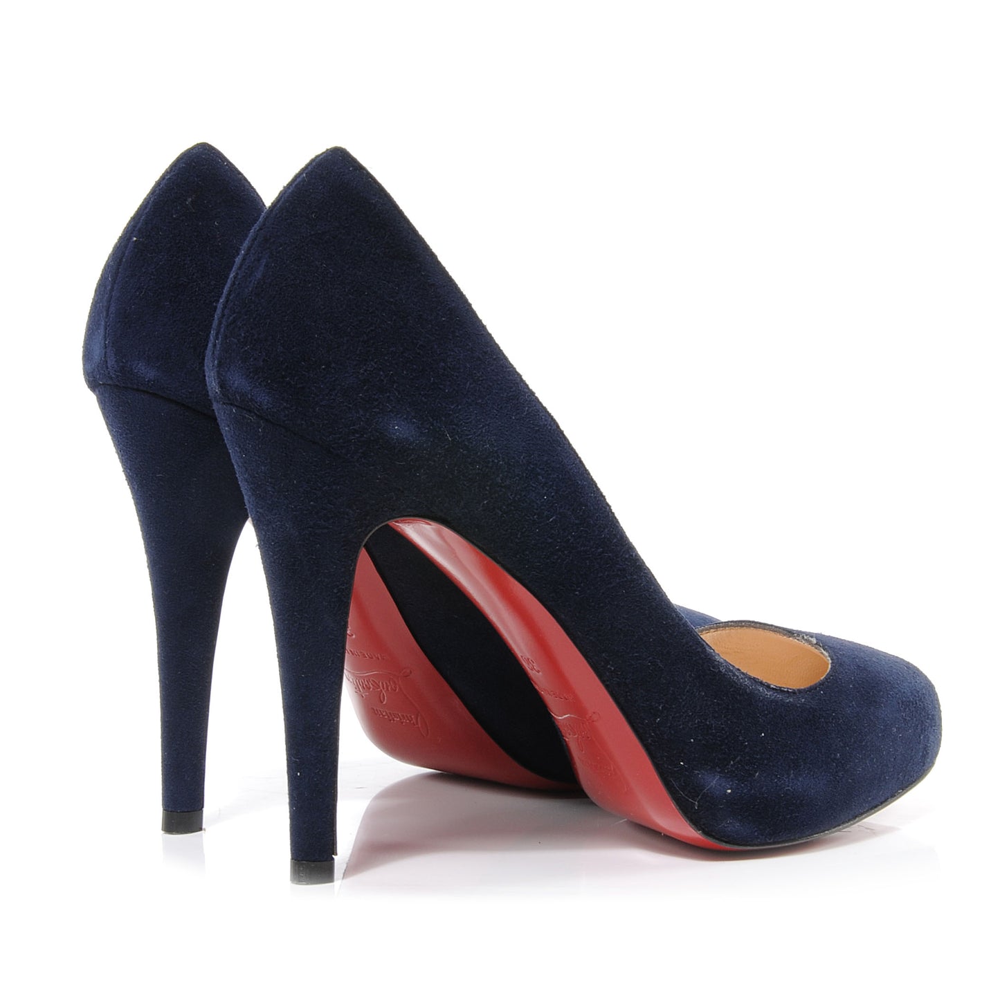 Suede Declic 120 Pumps 36 Navy