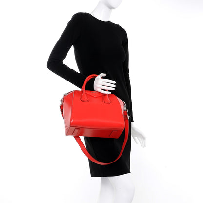 Givenchy Shiny Lord Calfskin Small Antigona Medium Red 3 of 8