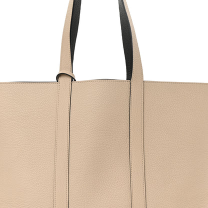 Moynat Taurillon Gex Calfskin Duo Reversible Tote Greige Zinc 11 of 17