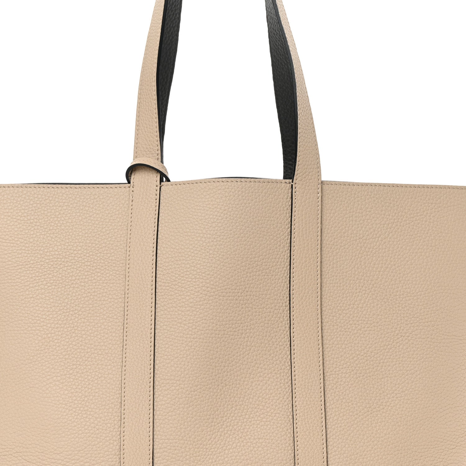Moynat Taurillon Gex Calfskin Duo Reversible Tote Greige Zinc 11 of 19