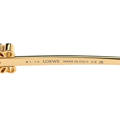 Loewe Metal Anagram Aviator Sunglasses LW40116U Gold 6 of 7