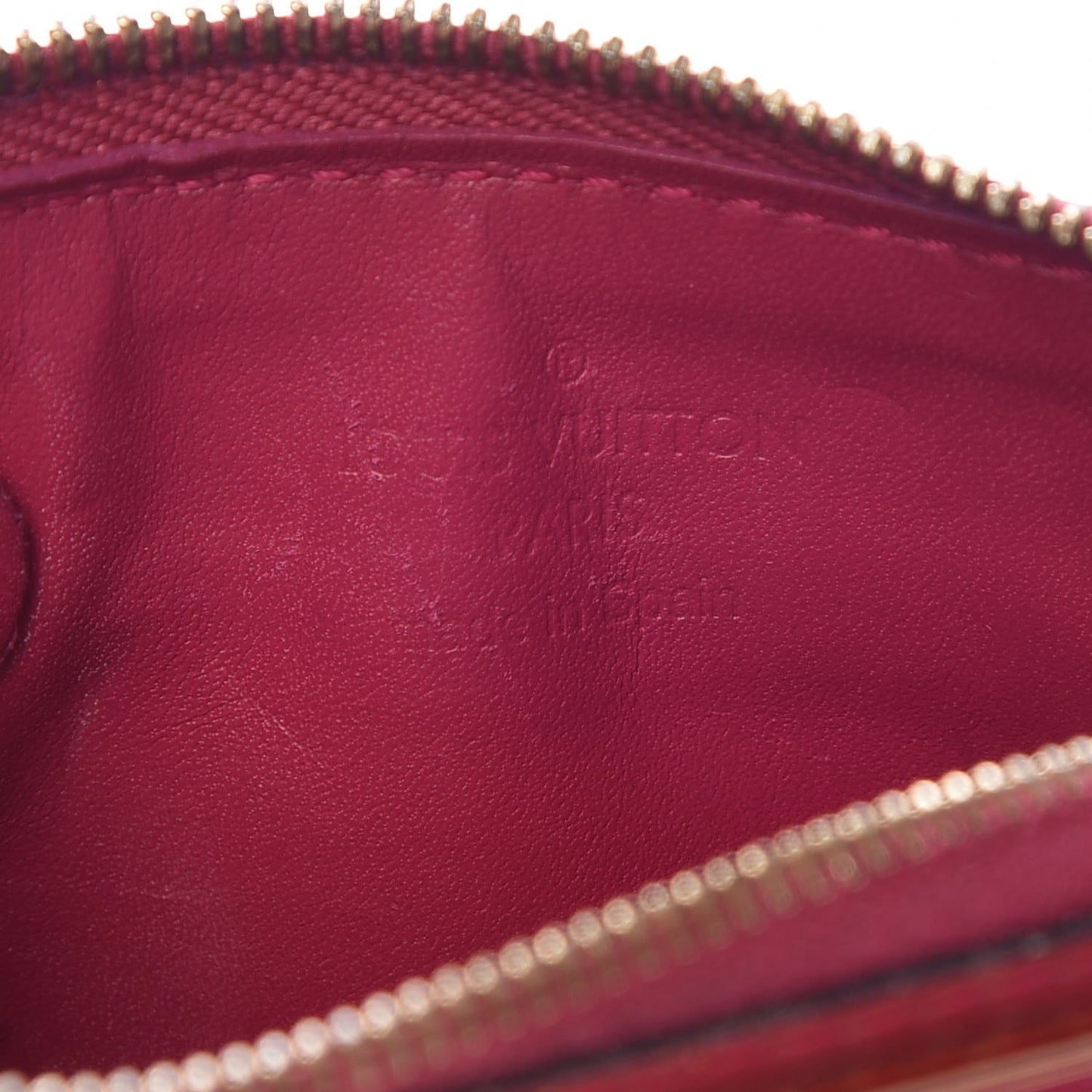 Vernis Key Pouch Rose Indien