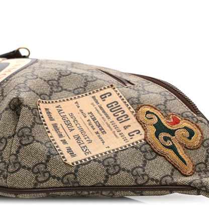 Gucci GG Supreme Monogram Courrier Belt Bag  Beige New Acero 11 of 11