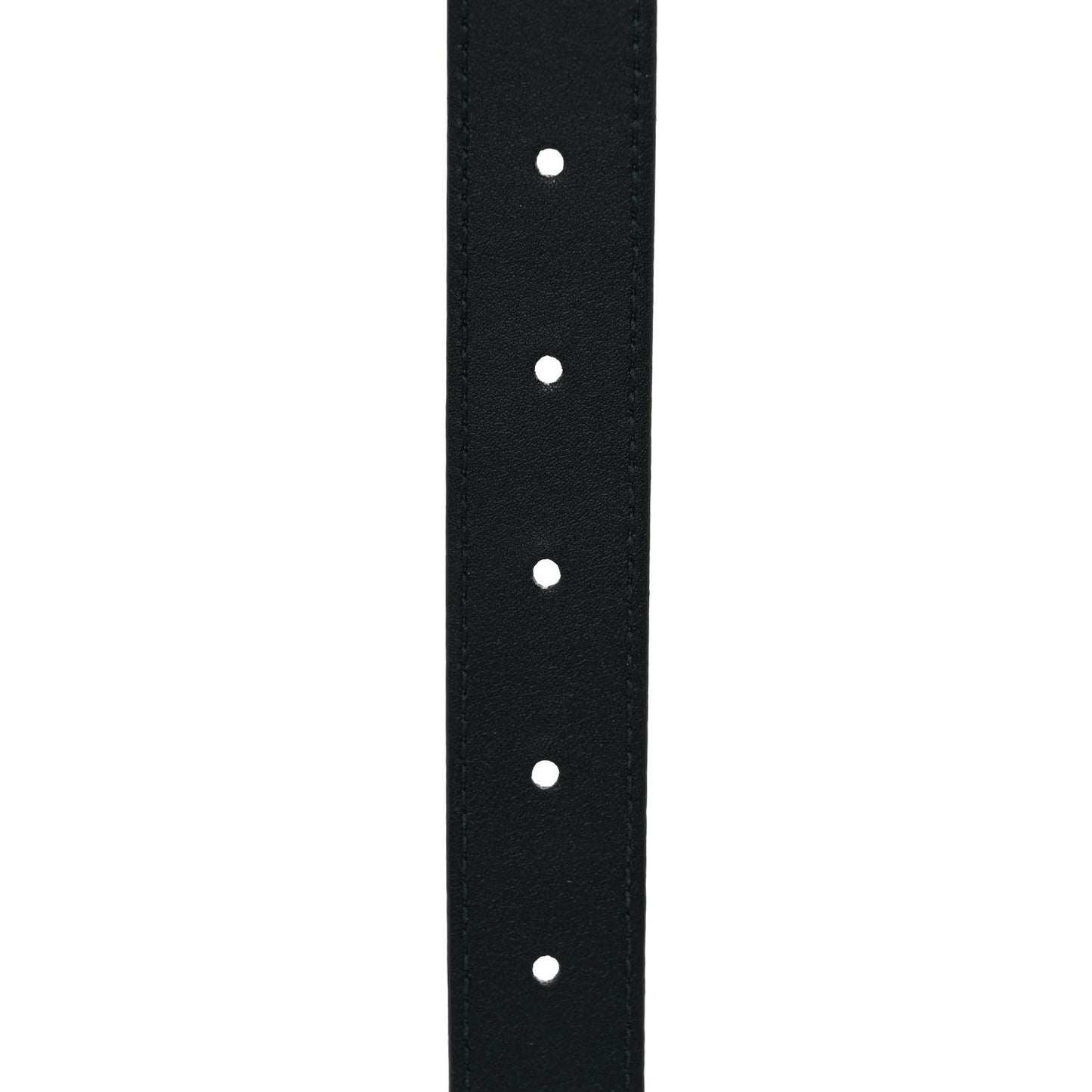 Moon Calfskin Torchon Double G 25mm Belt 75 30 Black