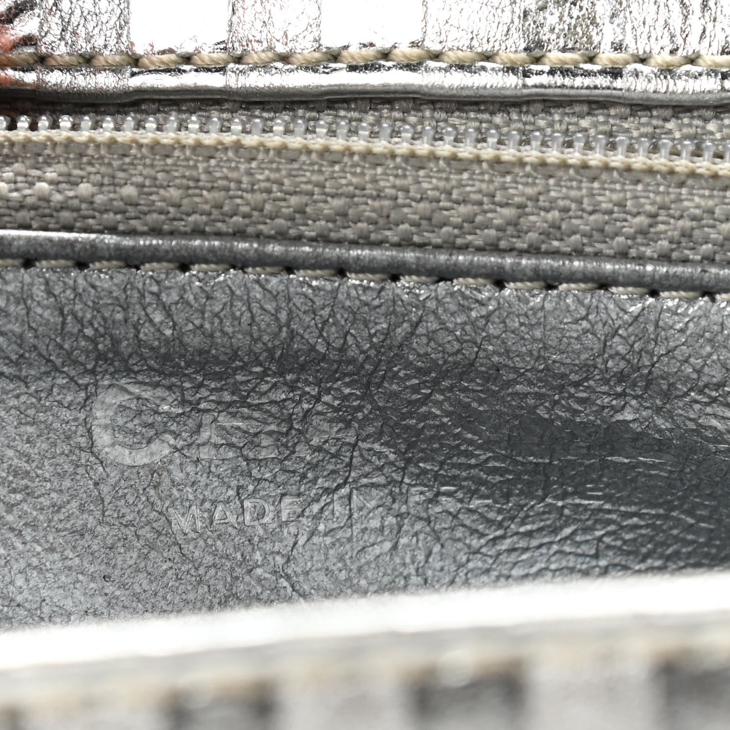 Chanel Metallic Aged Calfskin Striped Accordion Reissue 2.55 Mini Flap 6 of 18