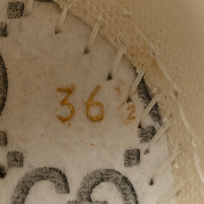 Gucci GG Monogram Womens 1977 Tennis Platform 52mm Sneakers 36.5 Beige Ebony Mystic White 8 of 10