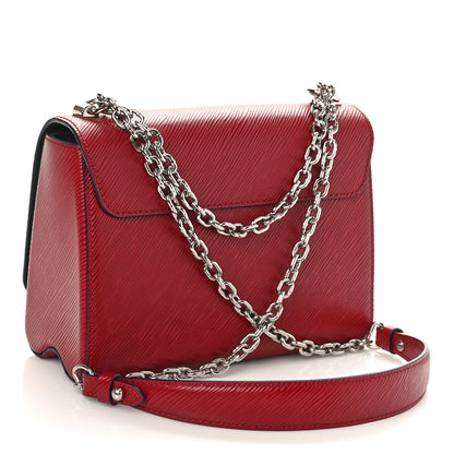 Louis Vuitton Epi Twist Top Handle Shoulder Bag MM Coquelicot 4 of 10