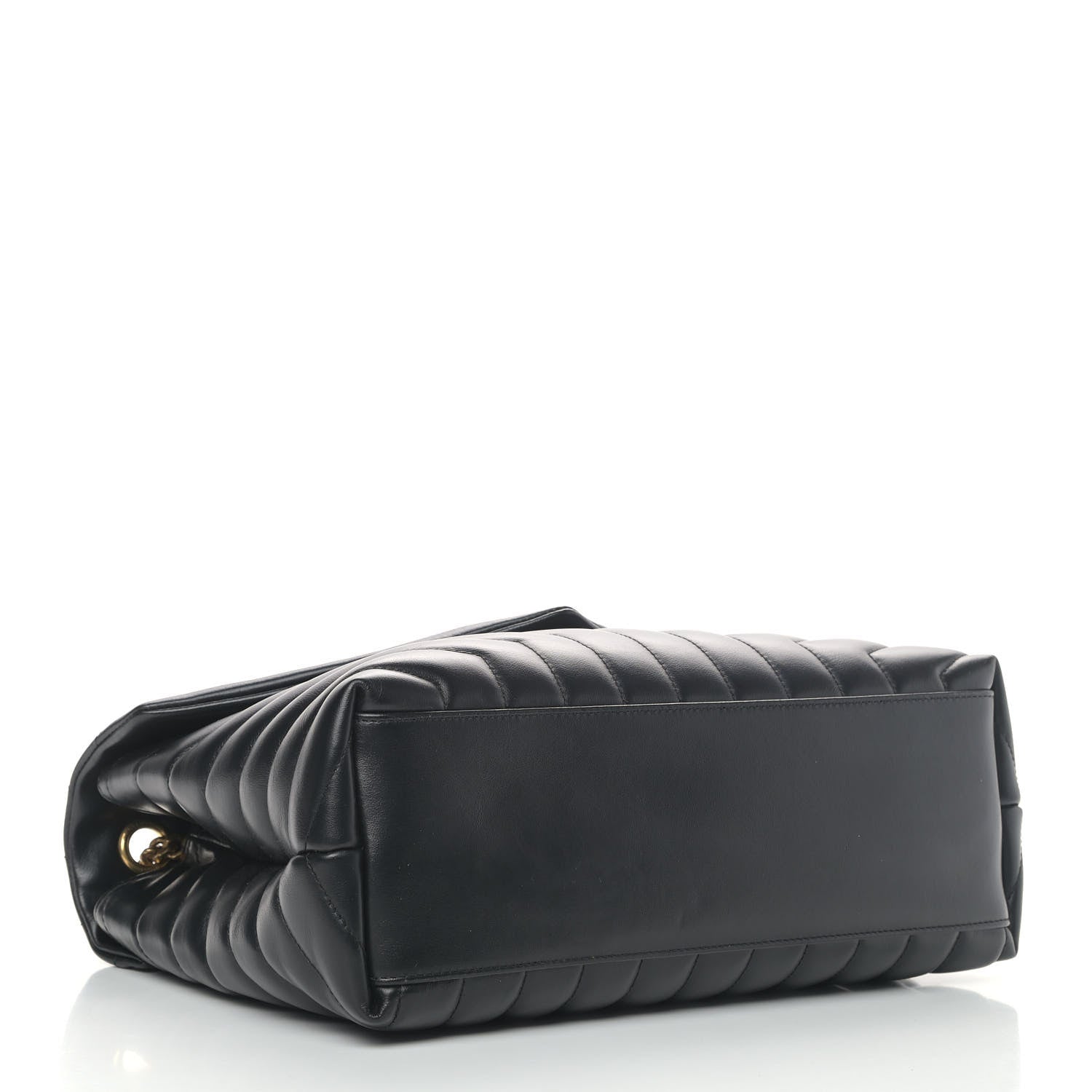 Saint Laurent Calfskin Y Quilted Monogram Medium Loulou Chain Satchel Black 3 of 5