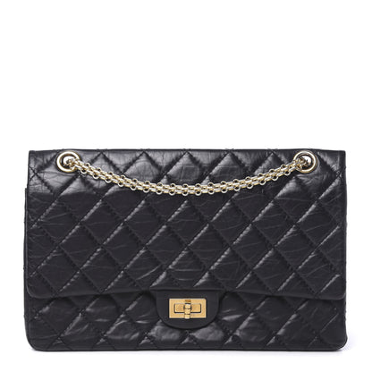 Chanel Aged Calfskin Quilted 2.55 Reissue 226 Flap Black 1 of 10