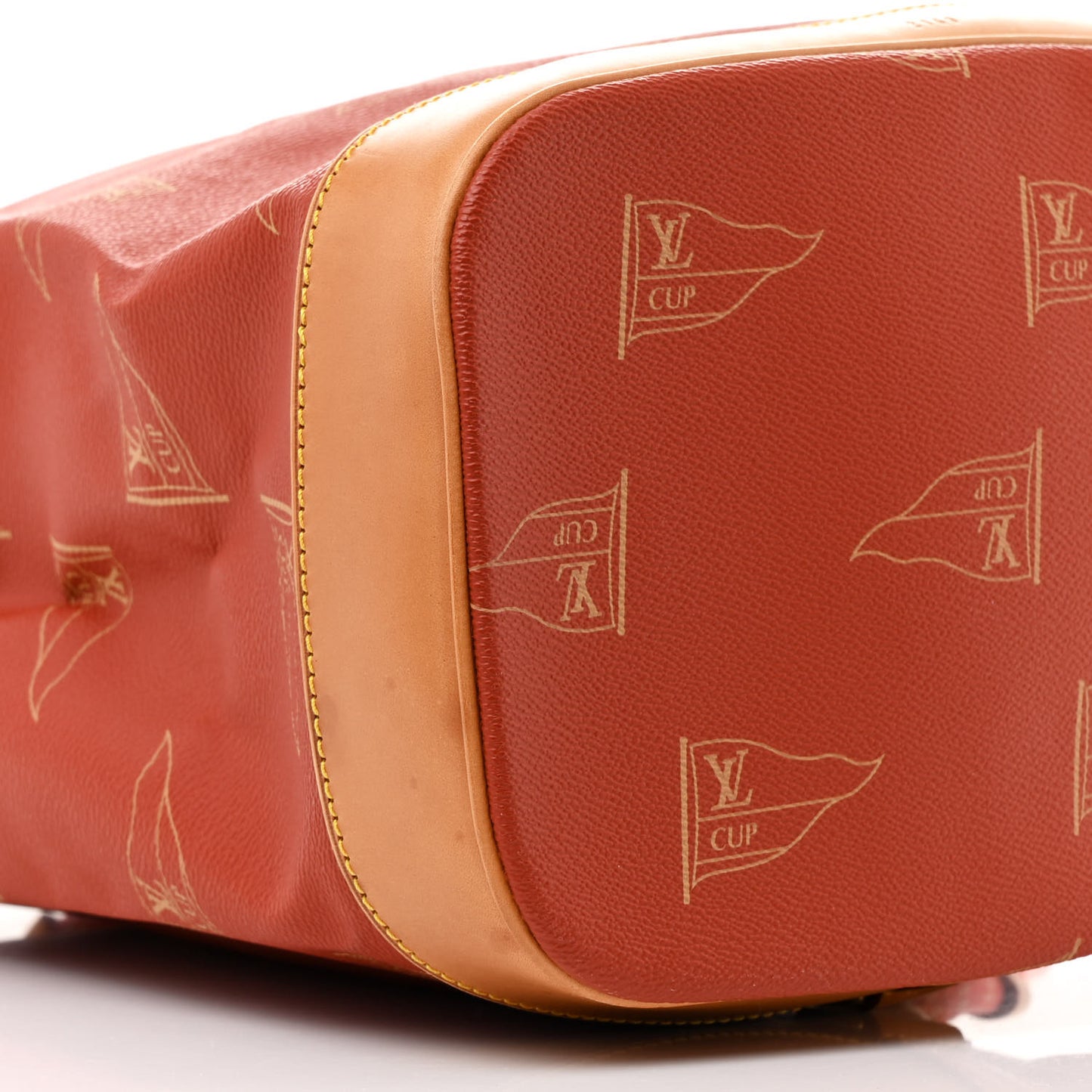 Canvas Americas Cup 1995 Saint Tropez Drawstring Bag Red