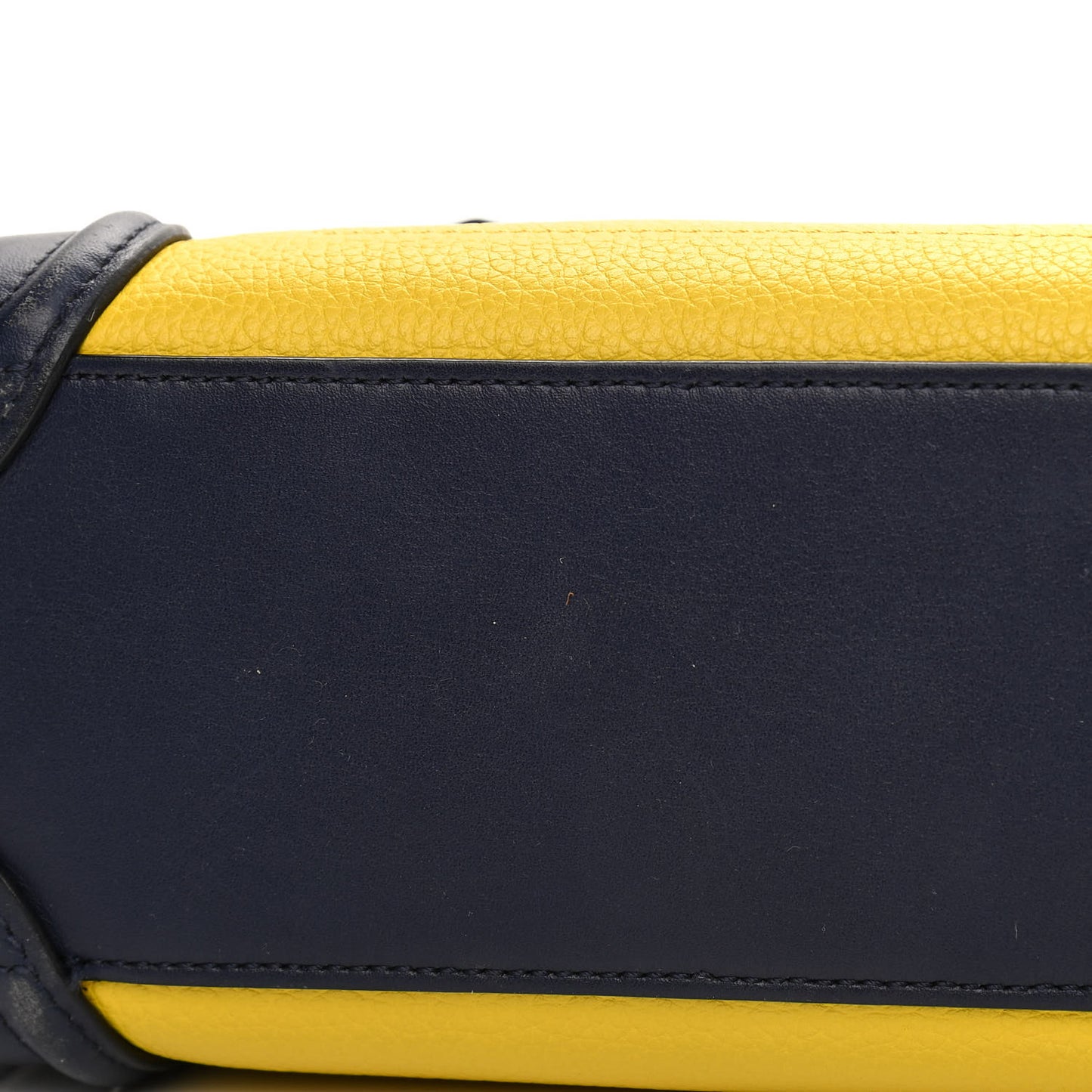 Bullhide Calfskin Suede Tri-color Nano Luggage Multicolor