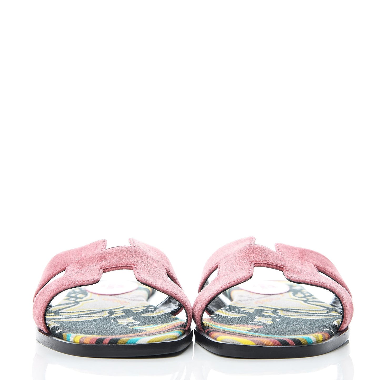 Suede Goatskin Oran Sandals 36 Rose De Venice