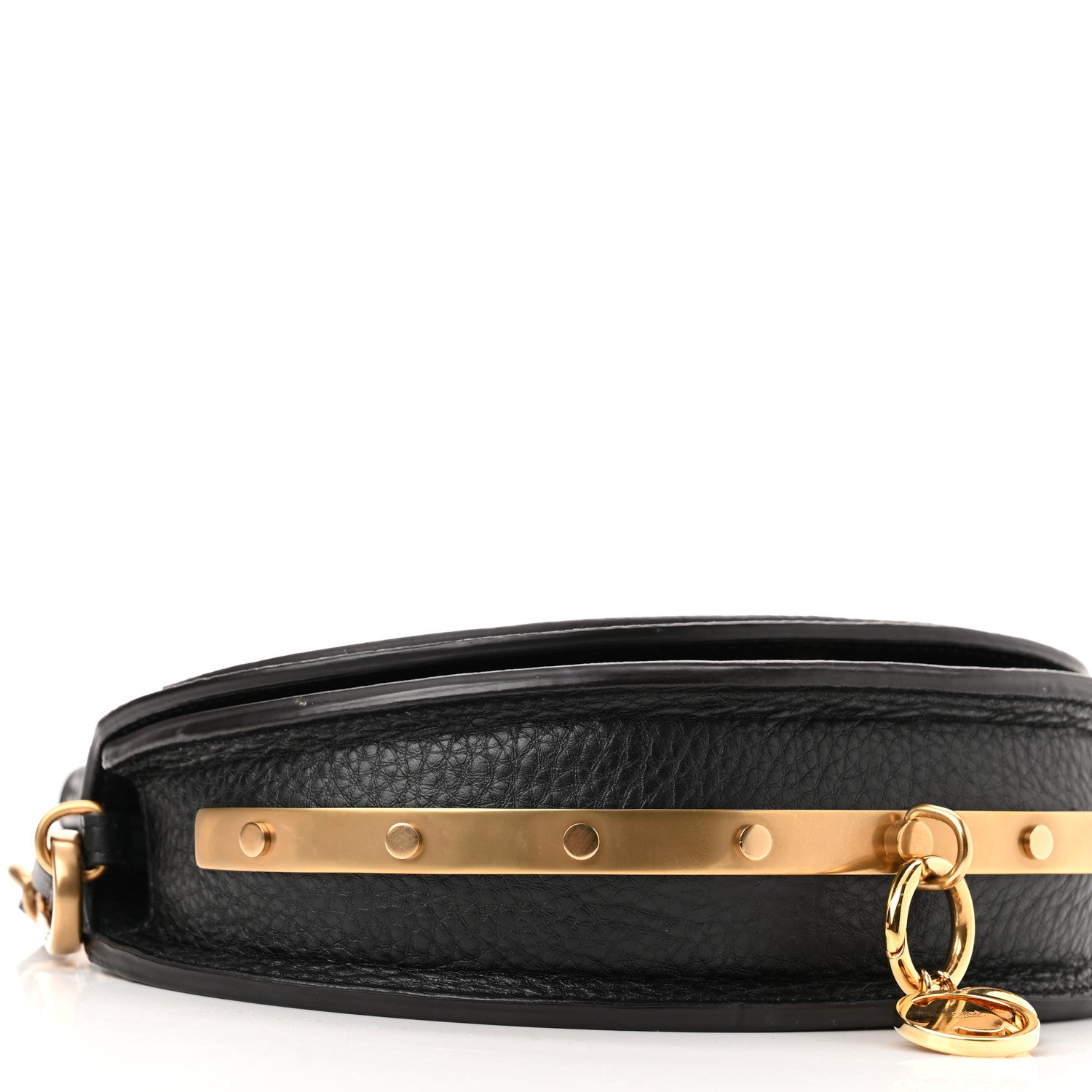 Chloe Calfskin Small Nile Bracelet Minaudiere Bag Black 9 of 10