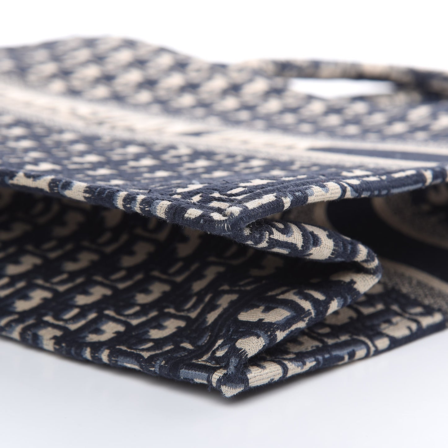 Oblique Book Tote Blue Multicolor