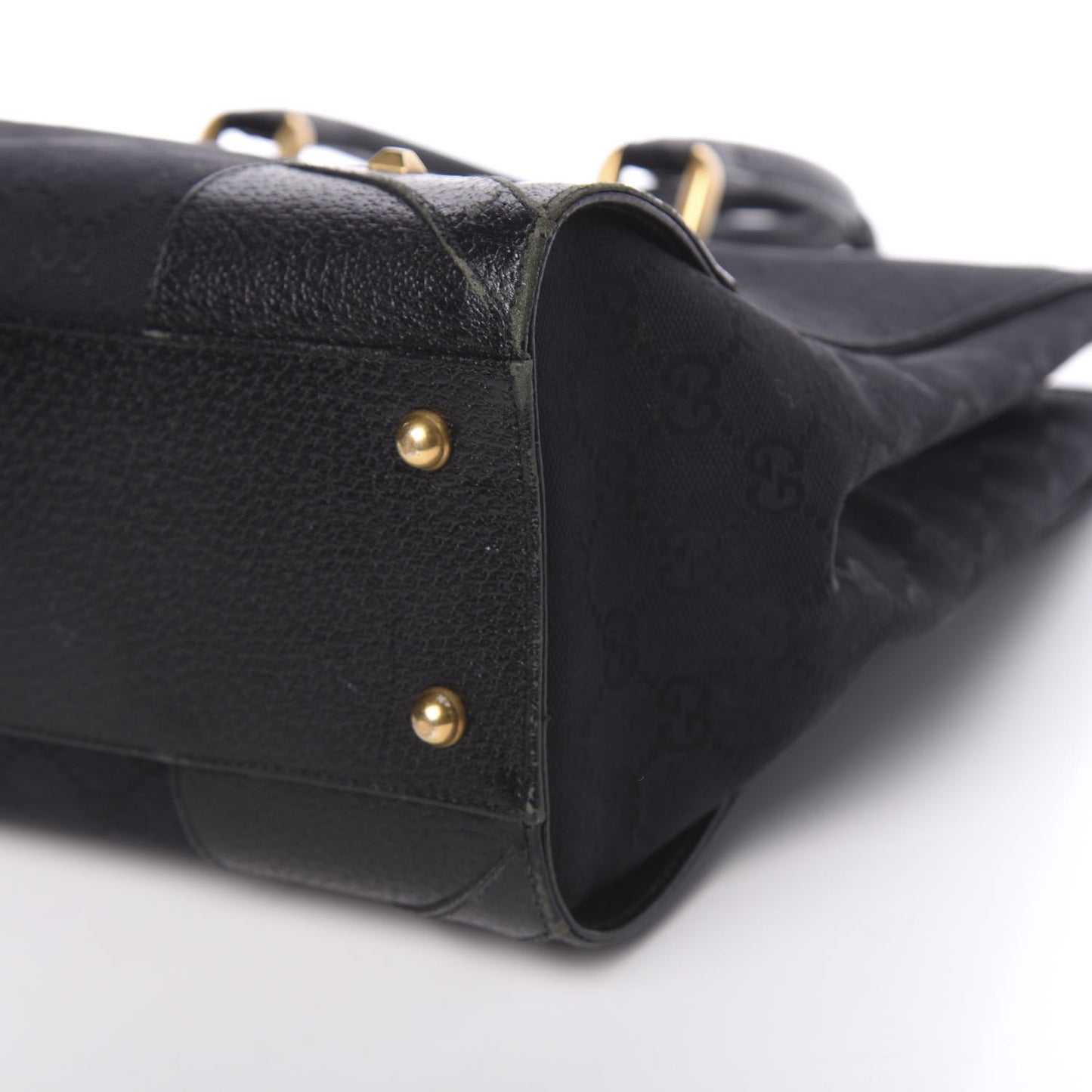 Monogram Medium Tote Black