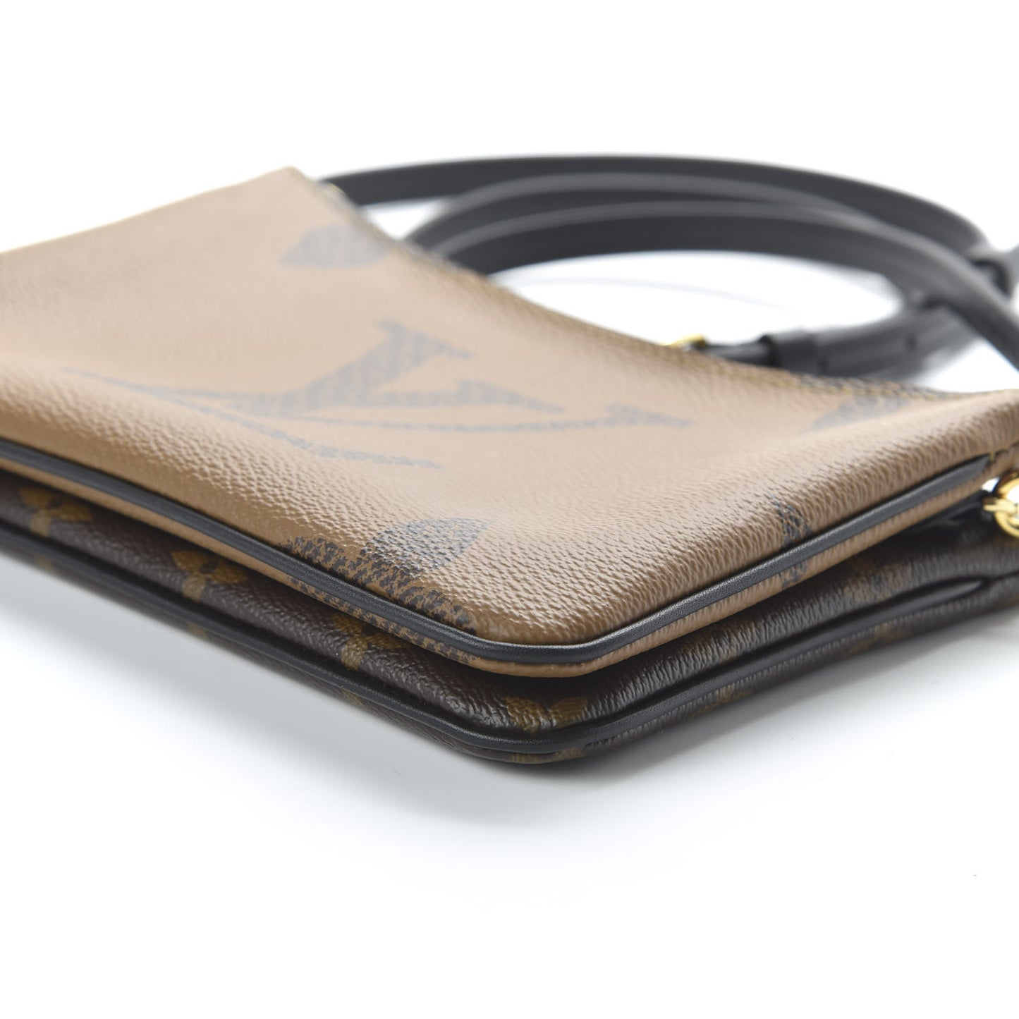 Reverse Monogram Giant Double Zip Pochette