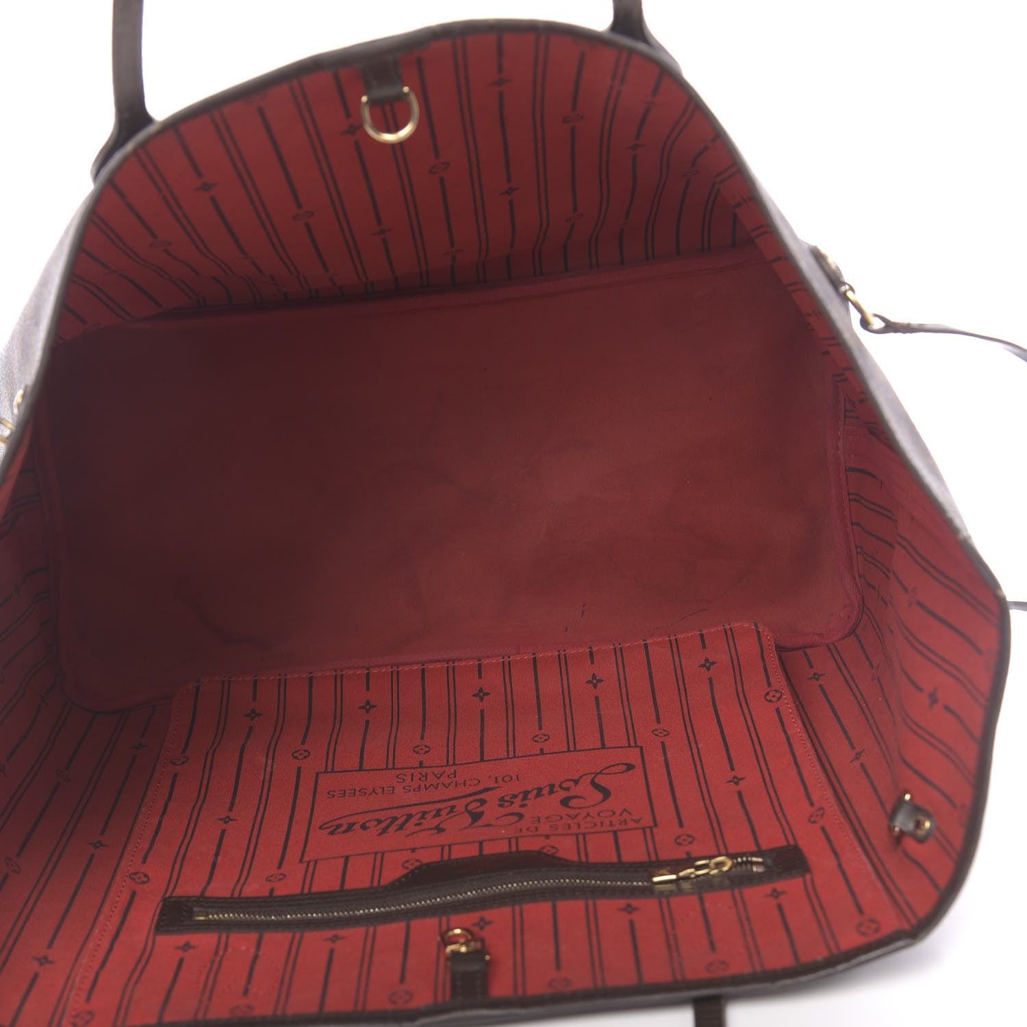 Louis Vuitton Damier Ebene Neverfull GM 5 of 20
