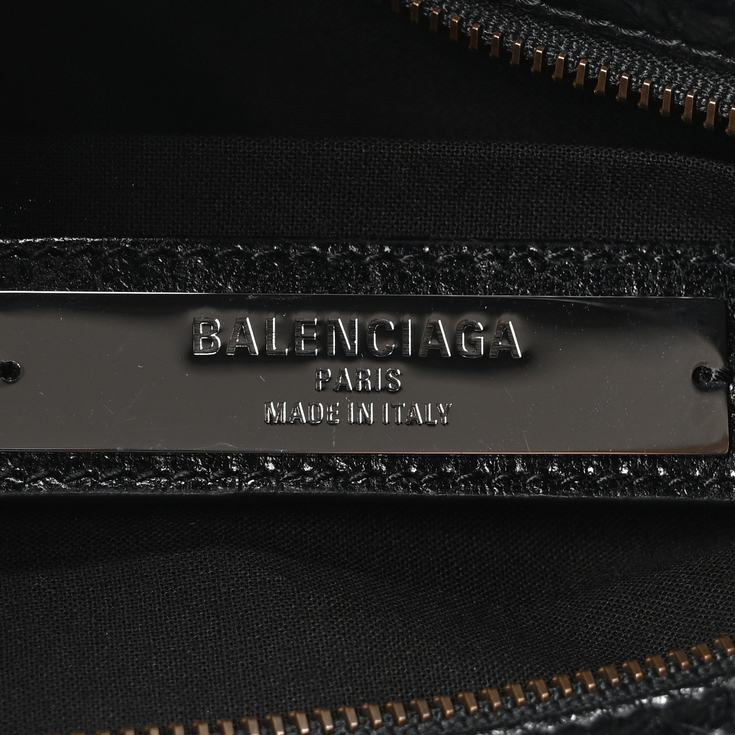 Balenciaga Agneau Arena Classic Hardware East West Le City Black 5 of 9