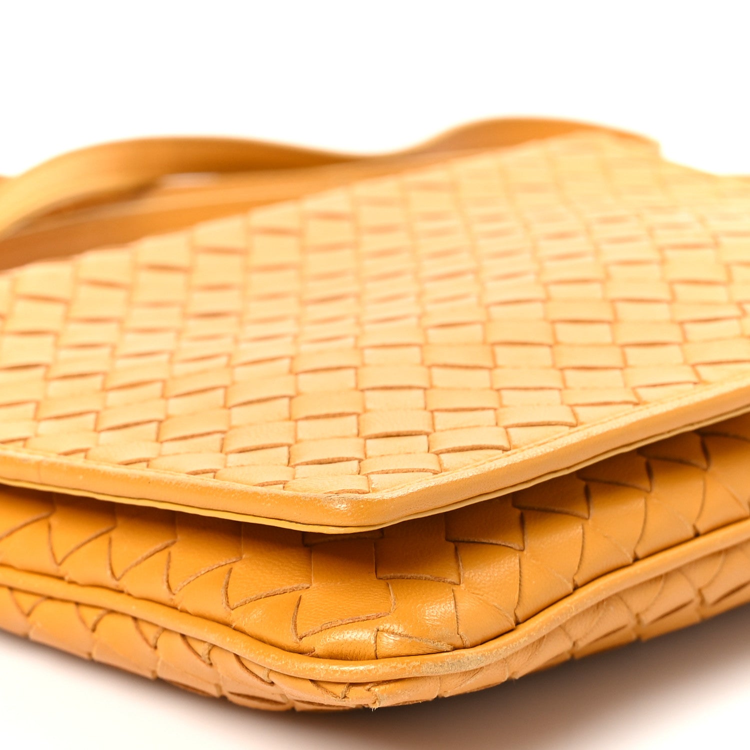 Bottega Veneta Nappa Intrecciato Flap Crossbody Orange 9 of 11