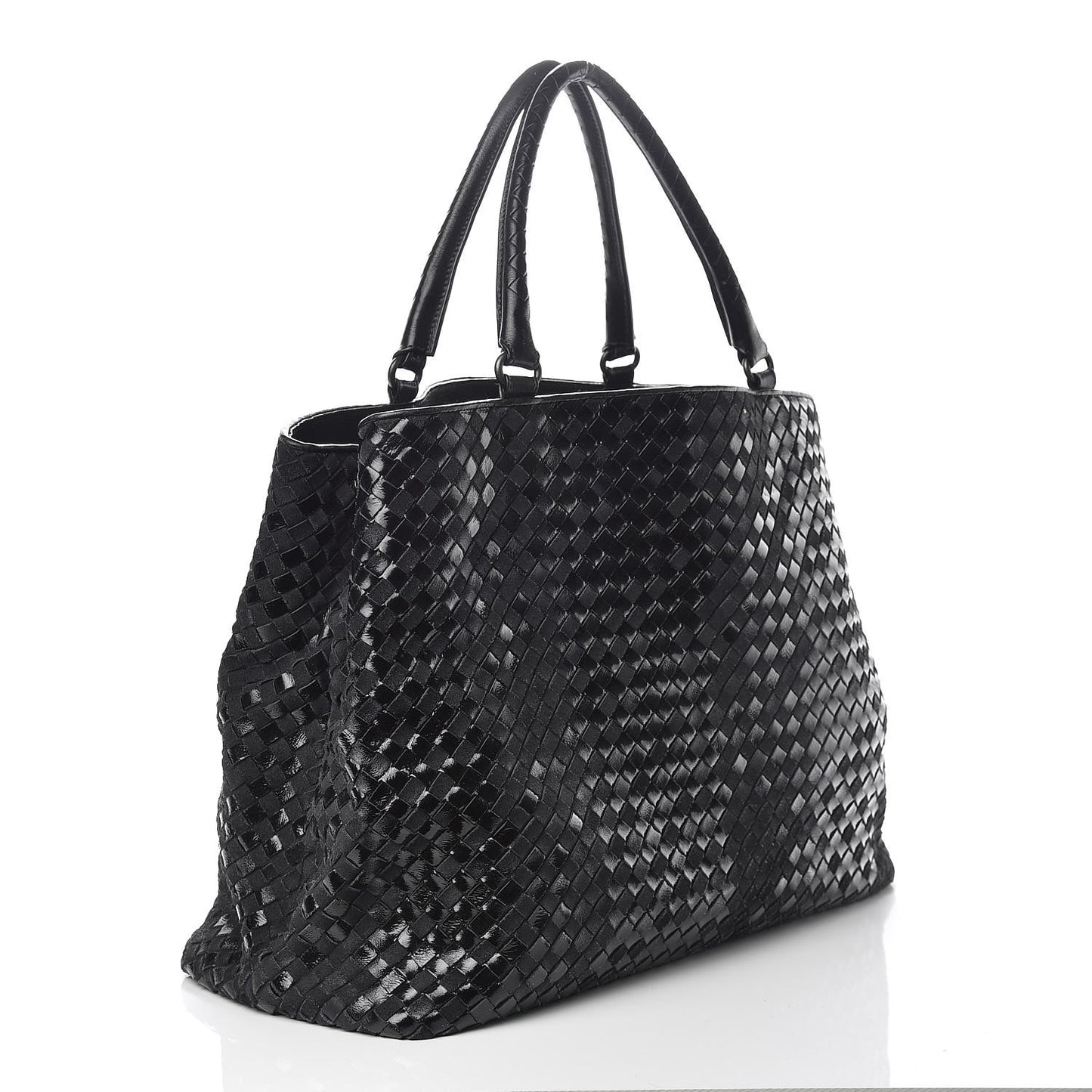 Intrecciato Rugiada Vintaga Shopper Black