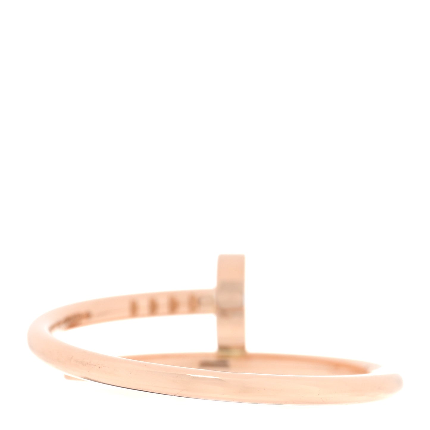 18K Pink Gold Small Juste Un Clou Ring 58 8.25