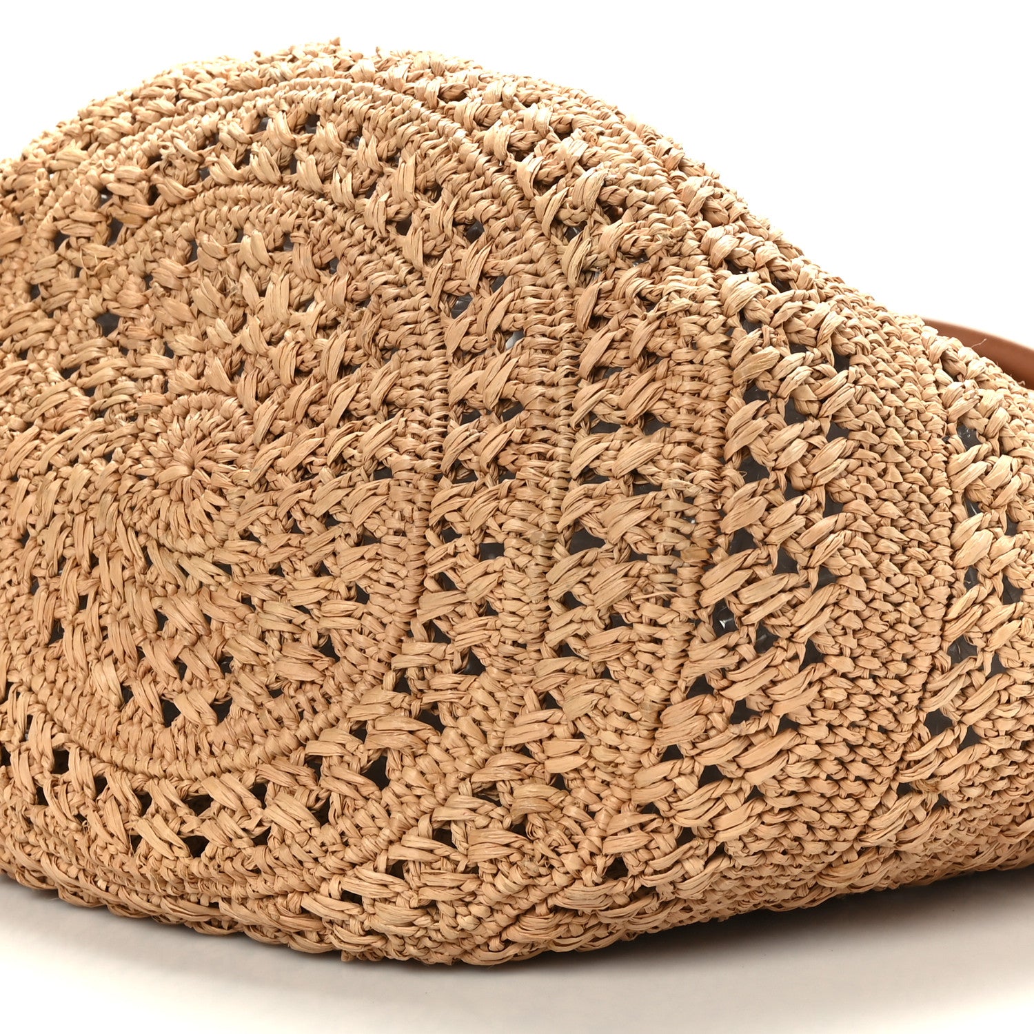Saint Laurent Raffia Calfskin Medium Panier Tote Naturel 9 of 9