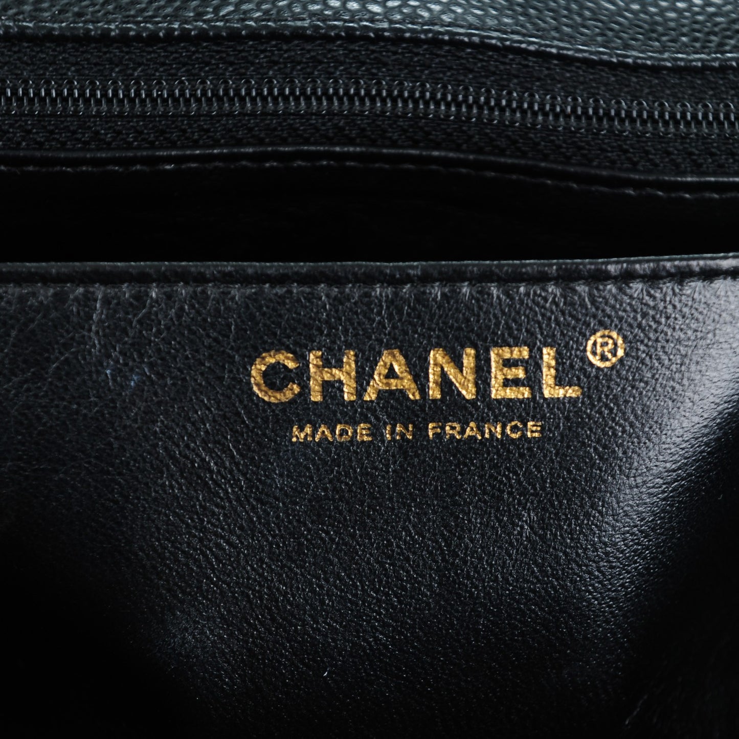 Caviar Quilted Jumbo Single Flap Black