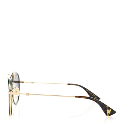 Gucci Web Aviator Sunglasses GG0062S Green Red 3 of 8