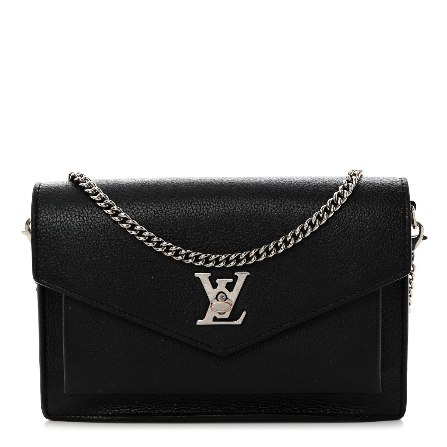 Louis Vuitton Soft Calfskin My Lockme Pochette Black 1 of 10