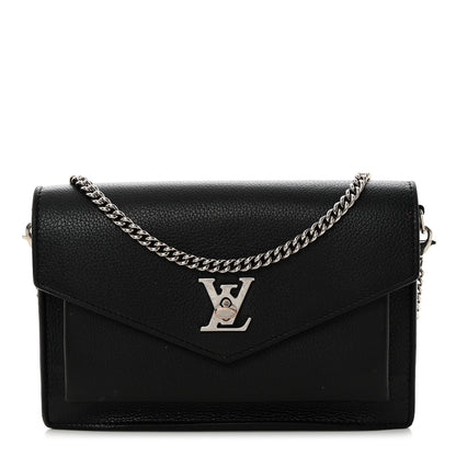 Louis Vuitton Soft Calfskin My Lockme Pochette Black 1 of 10