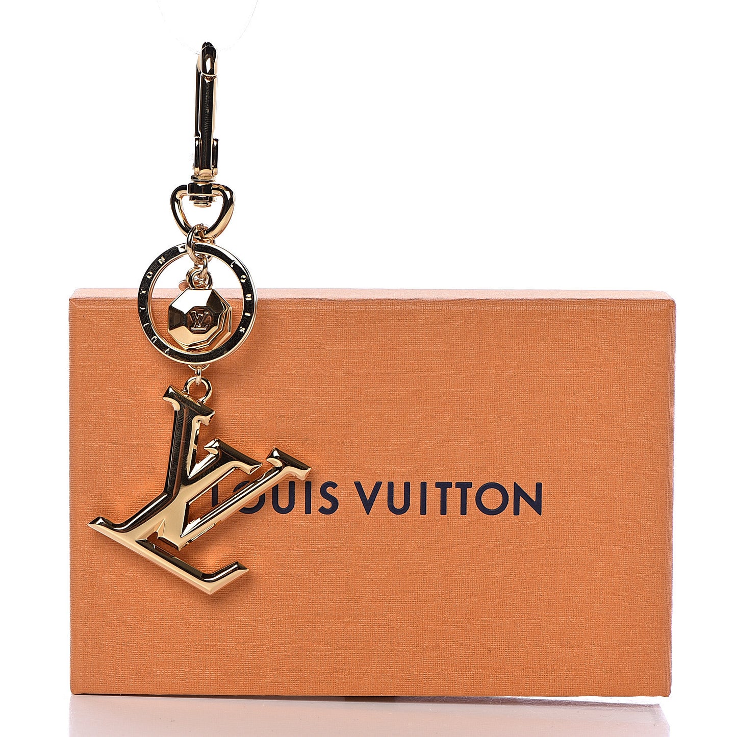LV Facettes Bag Charm Key Holder Gold