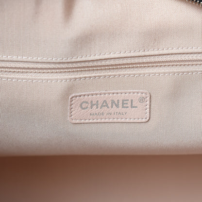 Chanel Canvas Cruise Print Tote Pink White Black 7 of 10