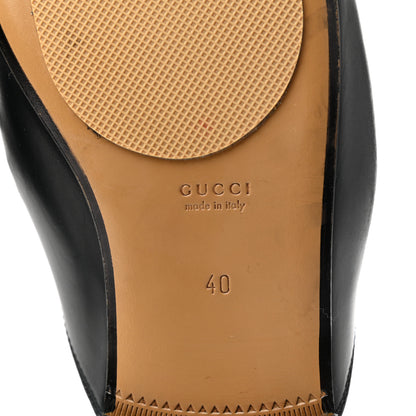 Gucci Calfskin Womens Princetown Slippers 40 Black 6 of 13