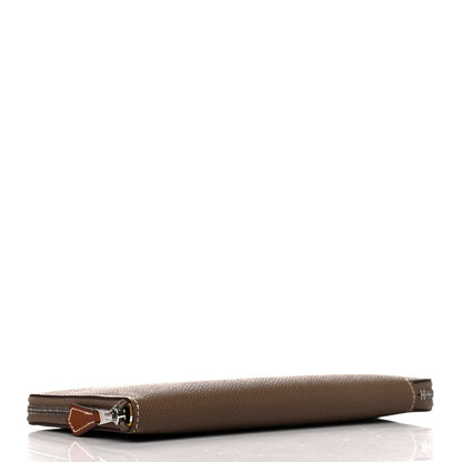 Hermes Epsom Silk'in Wallet Etoupe 3 of 4
