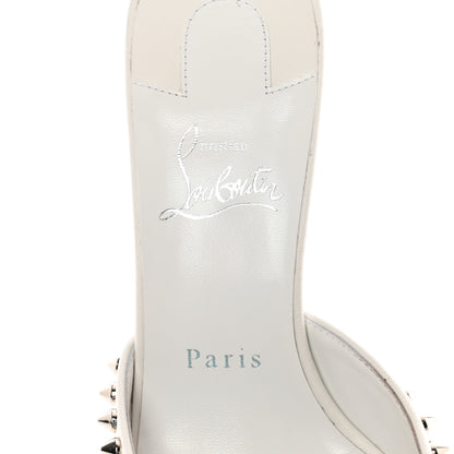 Christian Louboutin Nappa Spike Me Dolly 55 Sandals 39 Bianco 7 of 9