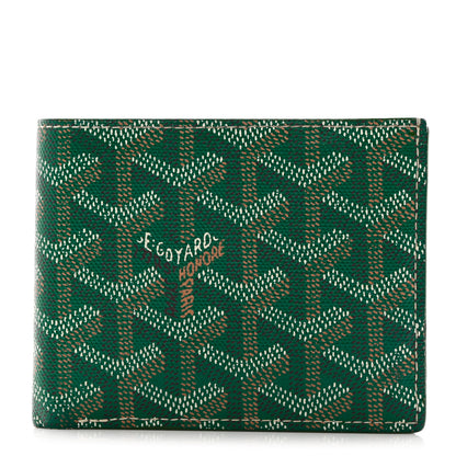 Goyard Goyardine Bi-Fold Victoire PM Wallet Green 1 of 11