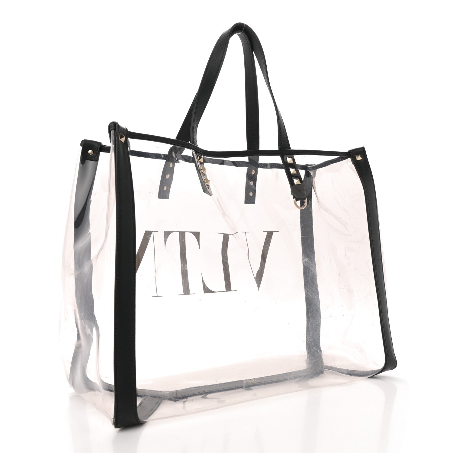 Valentino Garavani Plexy VLTN Shopping Bag Transparent 4 of 16