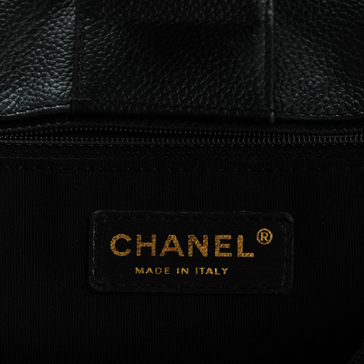 Chanel Calfskin Cerf Executive Shopper Tote Black 8 of 9