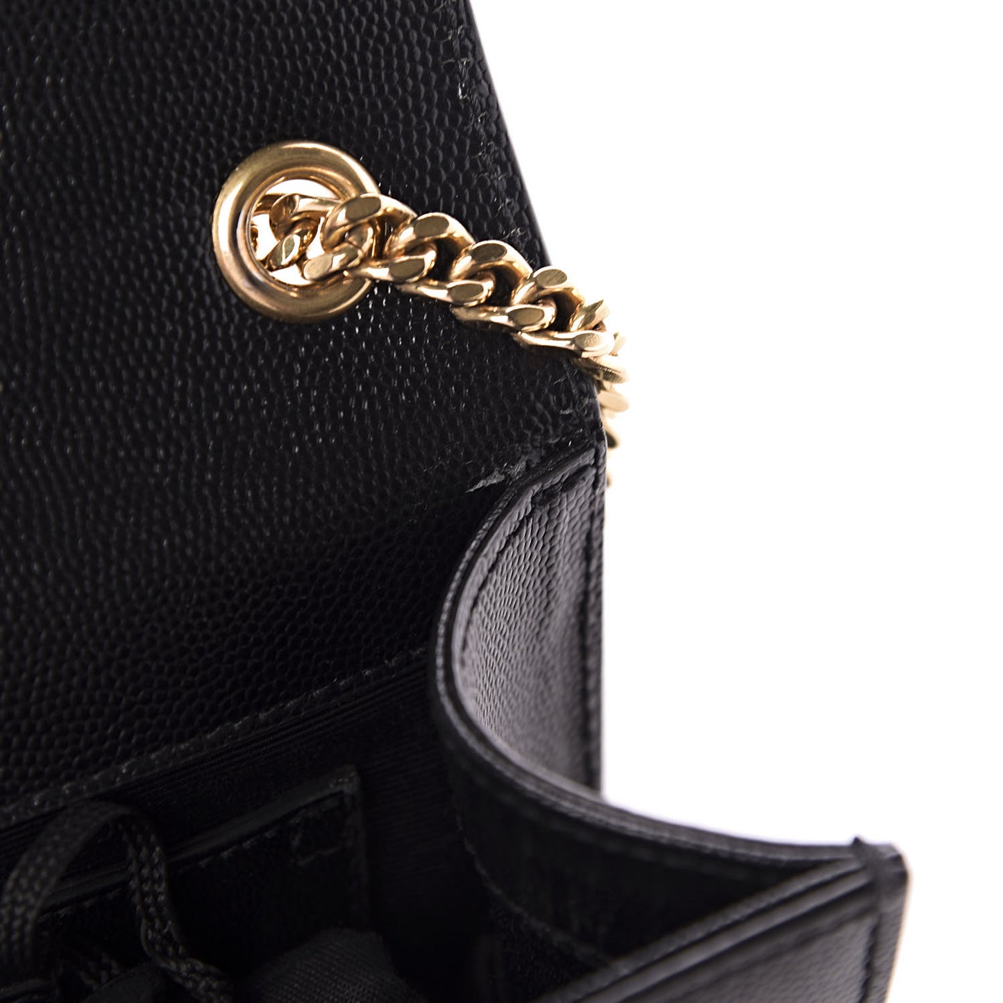 Grain De Poudre Small Monogram Kate Satchel Black