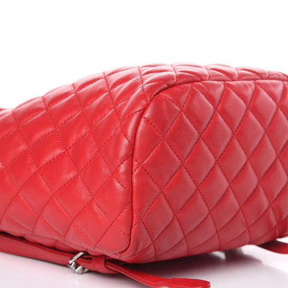 Chanel Lambskin Quilted Small Urban Spirit Backpack Red 8 of 12